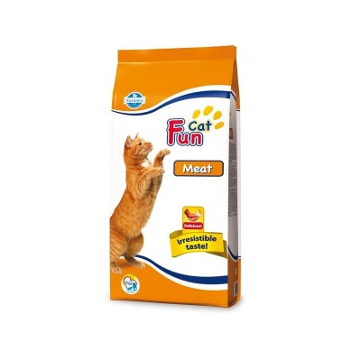 Farmina Fun Cat Полнорационный сухой корм , для взрослых кошек, с мясом, 20 кг