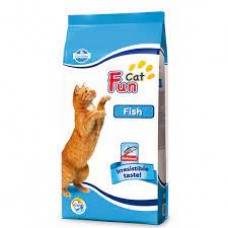 FUN CAT FISH 20 KG Полноценный и сбалансированный корм для взрослых кошек с рыбой 20 кг