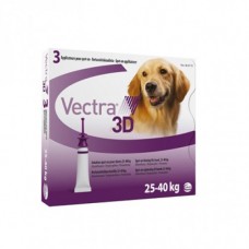 Вектра 3D - капли инсектоакарицидные для собак весом 25–40 кг (1пипетка)