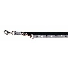 Trixie TX-12215 поводок для собак Silver Reflect Adjustable Leash 2,00 м / 20 мм