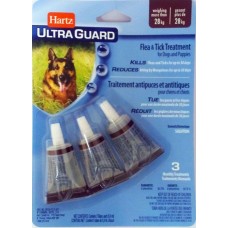 Hartz Ultra Guard Flea&Tick капли ( 3 в 1) для собак более 28 кг (1 пипетка)