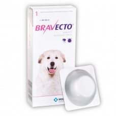 Бравекто Жевательная таблетка для защиты собак от клещей и блох 40 -56 кг