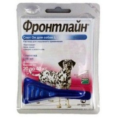 Merial FrontLine Spot On L- капли для собак от 20 до 40 кг 1пипетка