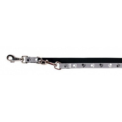 Trixie TX-12216 поводок для собак Silver Reflect Adjustable Leash 2,00 м / 25 мм