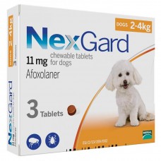 Merial NexGard-  для защиты собак весом S (2-4кг) 1 шт.