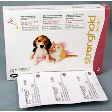 Стронгхолд (Stronghold) щенки и котята (до 2,5 кг) пипетка 15 мг (0,25 мл)( Zoetis, США)