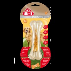 8in1 Delights Bones Strong М (14,5 см) - кость усиленная для чистки зубов у собак