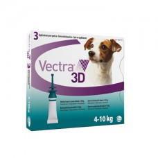 Вектра 3D - капли инсектоакарицидные для собак весом 4 – 10 кг (1пипетка)