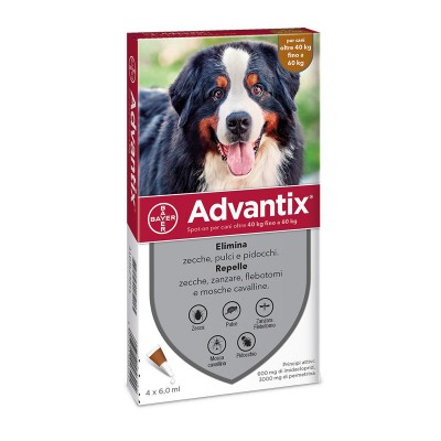 Bayer Advantix (Адвантикс) для собак весом 40 - 60 кг 1пипетка