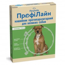 Ошейник для собак Природа ProVET «ПрофиЛайн» 70 см (от внешних паразитов, цвет: зелёный)
