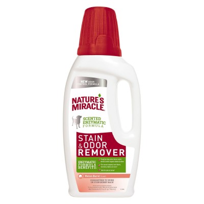 Устранитель Nature's Miracle «Stain & Odor Remover. Melon Burst Scent» для удаления пятен и запахов от собак, с ароматом дын