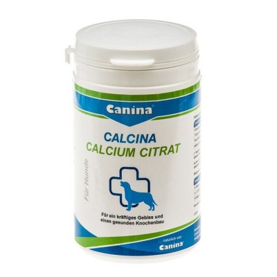 Кальций для собак Canina «Calcina Calcium Citrat» порошок 125 г (для зубов и костей)