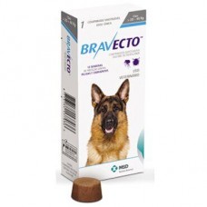 Таблетки для собак MSD Animal Health «Bravecto» (Бравекто) від 20 до 40 кг, 1 таблетка (от внешних паразитов)