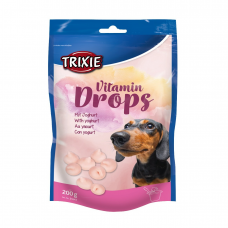 Лакомство для собак Trixie «Vitamin Drops» 200 г (йогурт)