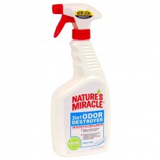 Спрей-устранитель Nature's Miracle «3in1 Odor Destroyer. Fresh Linen» для удаления запахов, с ароматом свежего белья 710 мл
