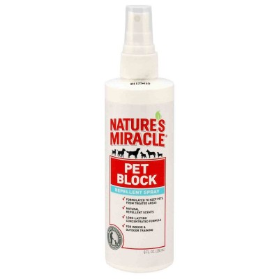 Спрей-отпугиватель для собак Nature's Miracle «Pet Block Repellent Spray» 236 мл (для отпугивания от мест, объектов, зон)