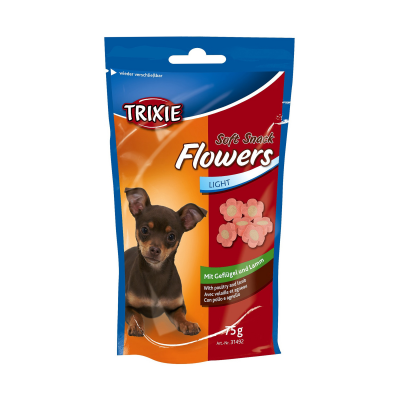 Лакомство для собак Trixie «Flowers» 75 г (курица и ягненок)